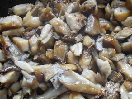 Курка з грибами