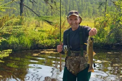 Ловля гольця на спінінг і поплавкову вудку, на Кольському півострові