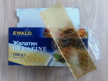 Листовий желатин