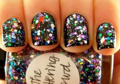 Манікюр з блискітками, створюємо блискучий nail art (створюємо) Манікюр з блискітками, створюємо блискучий nail art