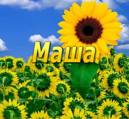 Марія, Машулька, машенька