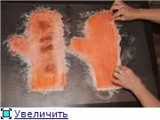 Майстер-клас валяння рукавиць (мильний розчин) Майстер-клас валяння рукавиць