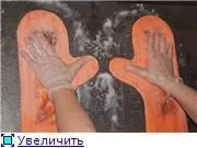 Майстер-клас валяння рукавиць (мильний розчин) Майстер-клас валяння рукавиць