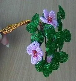 Майстер-клас квітуче дерево з бісеру