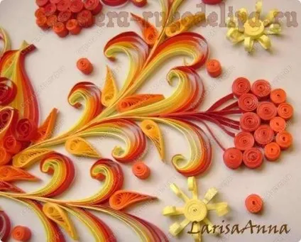 Майстер-клас по квілінгу жар-птиця і калина (калина) Майстер-клас по квілінгу жар-птиця і калина