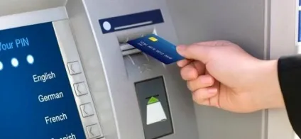 Меню банкомата англійською мовою (меню) Меню банкомата англійською мовою