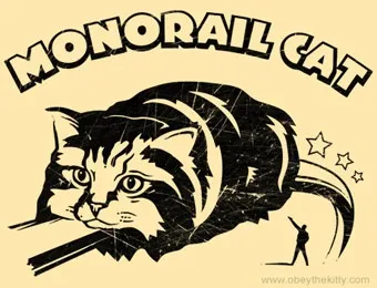 Monorail cat, netlore lolcats, monorail cat, монорельсова кішка, кішки
