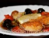 Морський язик запечений в духовці з помідорами і сиром (морської) Морський язик запечений в духовці з помідорами і сиром