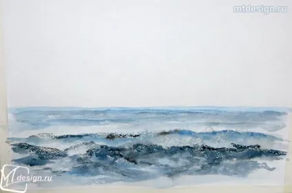 Морські хвилі аквареллю, mtdesign (морські) Морські хвилі аквареллю, mtdesign
