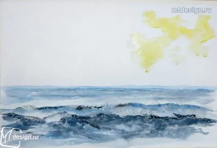 Морські хвилі аквареллю, mtdesign (морські) Морські хвилі аквареллю, mtdesign