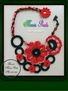 Незвичайні в'язані кольє і намиста гачком, nicehandmade - в'язання гачком для будинку (намиста) Незвичайні в'язані кольє і намиста гачком, nicehandmade - в'язання гачком для будинку