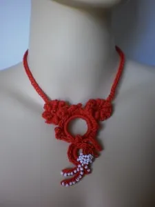 Незвичайні в'язані кольє і намиста гачком, nicehandmade - в'язання гачком для будинку (гачком) Незвичайні в'язані кольє і намиста гачком, nicehandmade - в'язання гачком для будинку