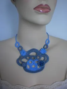 Незвичайні в'язані кольє і намиста гачком, nicehandmade - в'язання гачком для будинку (гачком) Незвичайні в'язані кольє і намиста гачком, nicehandmade - в'язання гачком для будинку