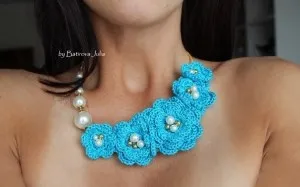 Незвичайні в'язані кольє і намиста гачком, nicehandmade - в'язання гачком для будинку (намиста) Незвичайні в'язані кольє і намиста гачком, nicehandmade - в'язання гачком для будинку