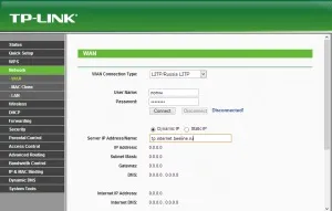 Налаштування tp-link wr-841nd для билайн (билайн) Налаштування tp-link wr-841nd для билайн