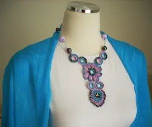 Незвичайні в'язані кольє і намиста гачком, nicehandmade - в'язання гачком для будинку (в'язані) Незвичайні в'язані кольє і намиста гачком, nicehandmade - в'язання гачком для будинку
