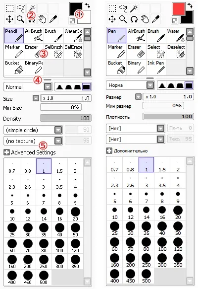 Налаштування sai paint tool - sai paint tool по російськи (tool) Налаштування sai paint tool - sai paint tool по російськи