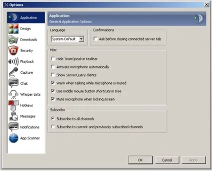 Налаштування teamspeak - еше Корлі (Падмасамбхава) Налаштування teamspeak - еше Корлі