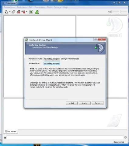 Налаштування teamspeak - еше Корлі (Нінгма) Налаштування teamspeak - еше Корлі