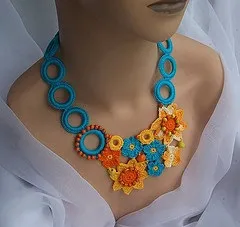 Незвичайні в'язані кольє і намиста гачком, nicehandmade - в'язання гачком для будинку (гачком) Незвичайні в'язані кольє і намиста гачком, nicehandmade - в'язання гачком для будинку