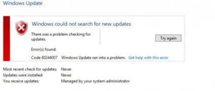Чи не працює центр оновлень windows 7 що робити