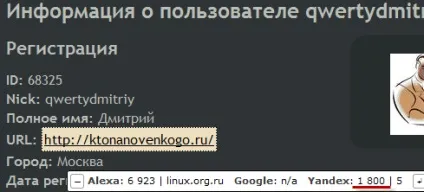 Зворотні посилання з профілів