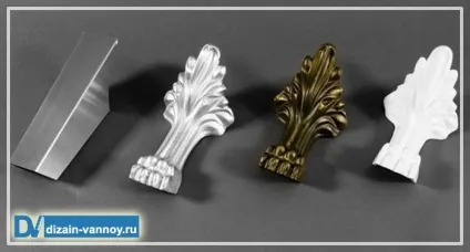 Ніжки для ванни - варіанти установки і види декоративних опор (установки) Ніжки для ванни - варіанти установки і види декоративних опор