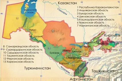 області узбекистану