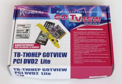 Огляд gotview pci dvd2 lite - тюнери pci-e, pci, isa - огляди заліза