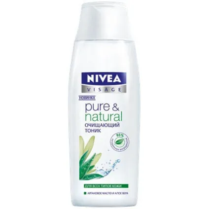 Що очищає тонік для обличчя для всіх типів шкіри pure - natural від nivea - відгуки, фото і ціна (nivea) Що очищає тонік для обличчя для всіх типів шкіри pure - natural від nivea - відгуки, фото і ціна