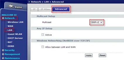 Одночасне використання послуги iptv та інтернету на lan-порту інтернет-центру nbg, zyxel russia (tvport) Одночасне використання послуги iptv та інтернету на lan-порту інтернет-центру nbg, zyxel russia