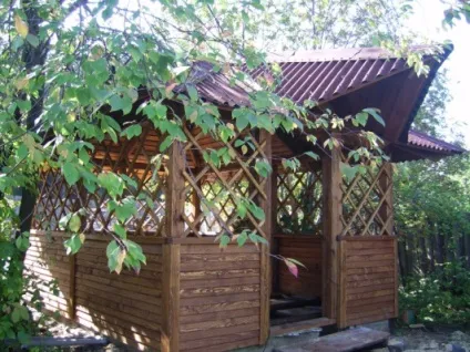 Оздоблення альтанки і садових меблів для дачі (обробка) Оздоблення альтанки і садових меблів для дачі