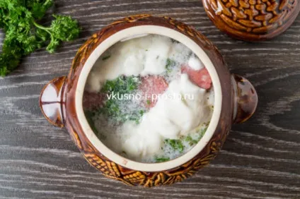 Мисливські ковбаски до картоплею в горщиках (мисливські) Мисливські ковбаски до картоплею в горщиках