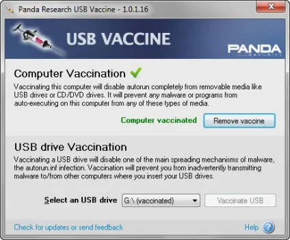 Panda usb vaccine 1