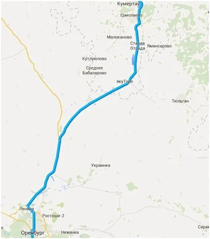 Перм - сіль-Ілецк (маршрут, відстань, дорога на автомобілі, на поїзді, автобусі) (Мелеуз) Перм - сіль-Ілецк (маршрут, відстань, дорога на автомобілі, на поїзді, автобусі)