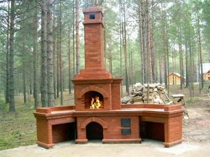 Піч для казана своїми руками з цегли, труби і дисків (руками) Піч для казана своїми руками з цегли, труби і дисків