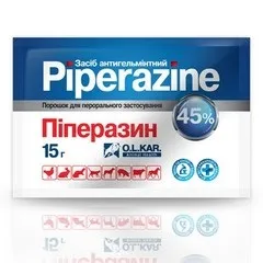 Піперазин - інструкція із застосування, відгуки (інструкція) Піперазин - інструкція із застосування, відгуки