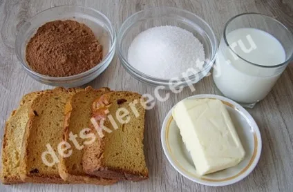 Тістечко картопля з сухарів, дитячі рецепти