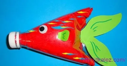 Падалка для дітей рибки з пластикової пляшки (пластикової) Падалка для дітей рибки з пластикової пляшки