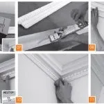 Стельовий плінтус для пвх панелей