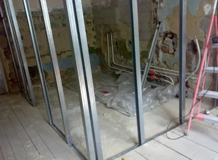 Профіль для перегородки з гіпсокартону який потрібно використовувати, розміри каркаса, конструкція (перегородки) Профіль для перегородки з гіпсокартону який потрібно використовувати, розміри каркаса, конструкція