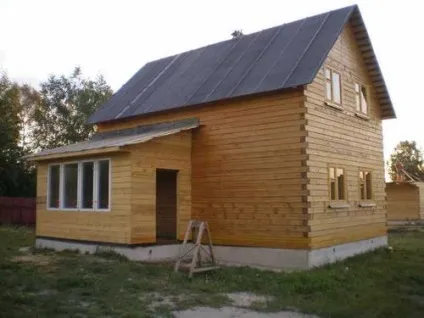 Прибудова до будинку з бруса відео своїми руками, фото проекти (бруса) Прибудова до будинку з бруса відео своїми руками, фото проекти