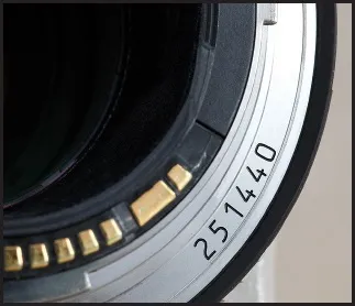 Перевірка серійного номера canon (об'єктив 50mm) Перевірка серійного номера canon