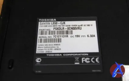 Розбирання ноутбука toshiba satellite l850 (satellite) Розбирання ноутбука toshiba satellite l850