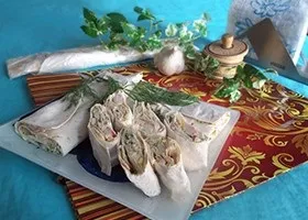 Рецепт фаршировані крабові палички сиром і помідором (фаршировані крабові палички) Рецепт фаршировані крабові палички сиром і помідором