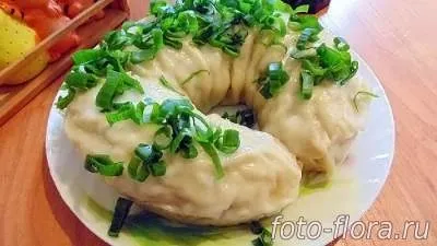 Рецепт Ханума з м'ясом в пароварці - страви з м'яса на святковий стіл (м'ясом) Рецепт Ханума з м'ясом в пароварці - страви з м'яса на святковий стіл