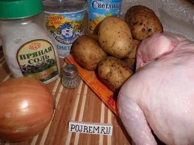 Рецепт курки з картоплею в духовці - покроковий рецепт з фото як приготувати