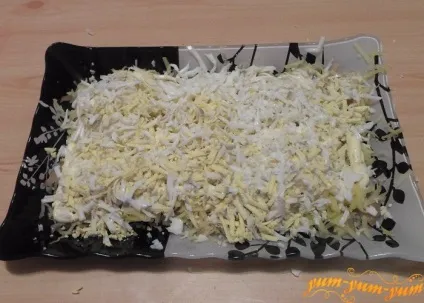 Рецепт грибного салату копчена курка, солоні гриби, мариновані опеньки (мариновані) Рецепт грибного салату копчена курка, солоні гриби, мариновані опеньки
