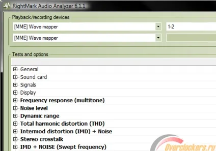 Rightmark audio analyzer 6