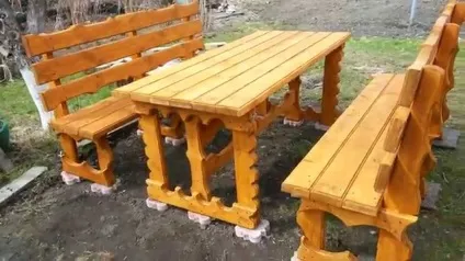 Садова меблі своїми руками